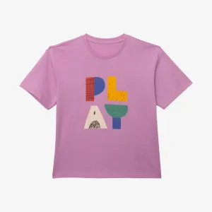 Girls' purple T-shirt