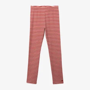 Girls' terracotta leggings