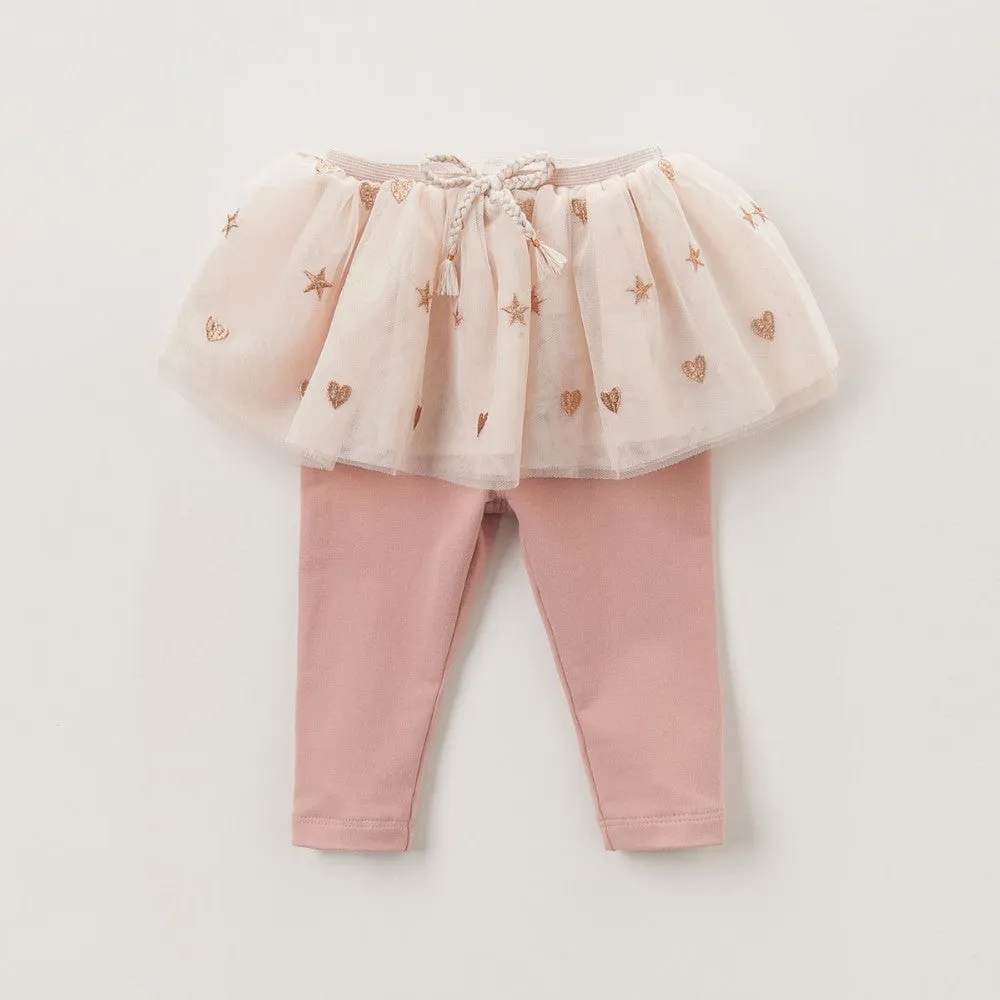 Girl's Tulle Skirt Legging's