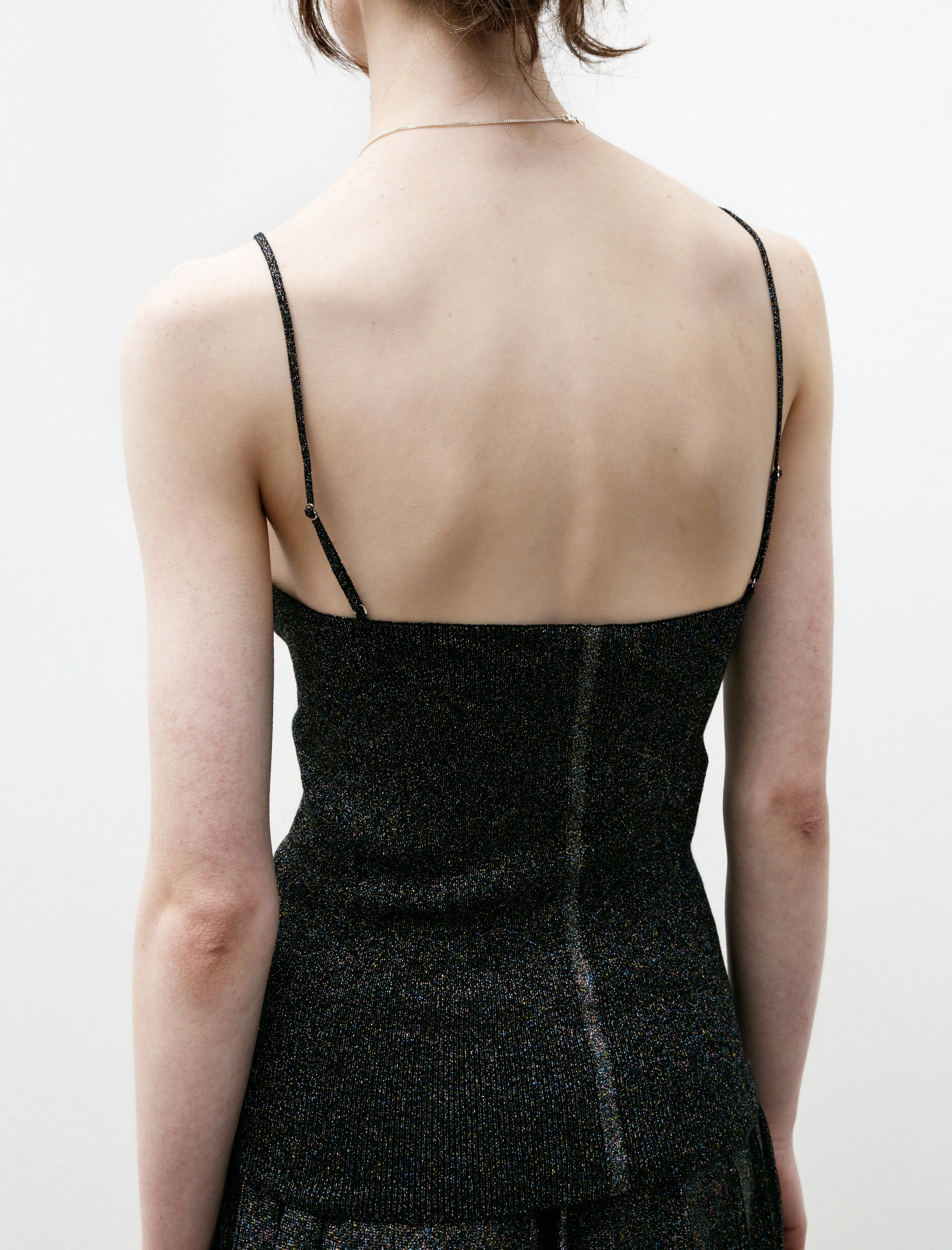 Glitter Camisole Black