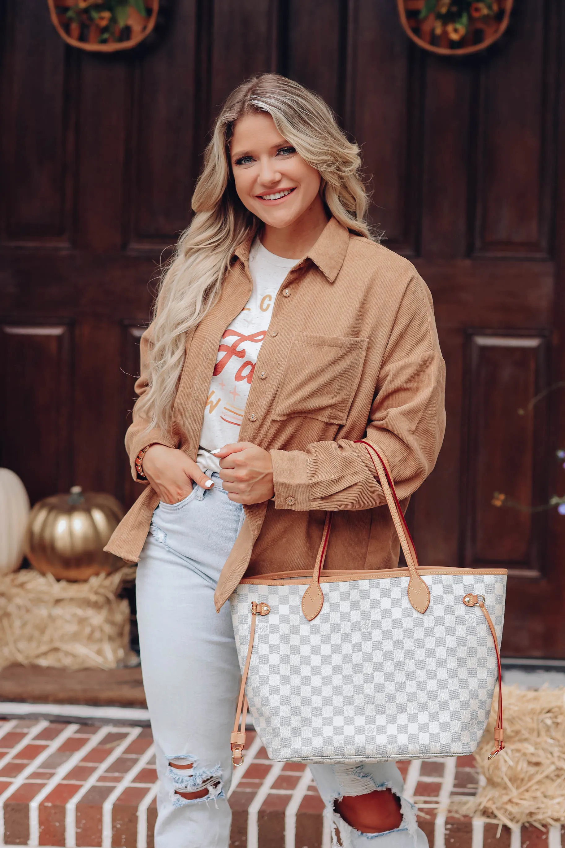 Gracefully Tufted Button Down Shacket