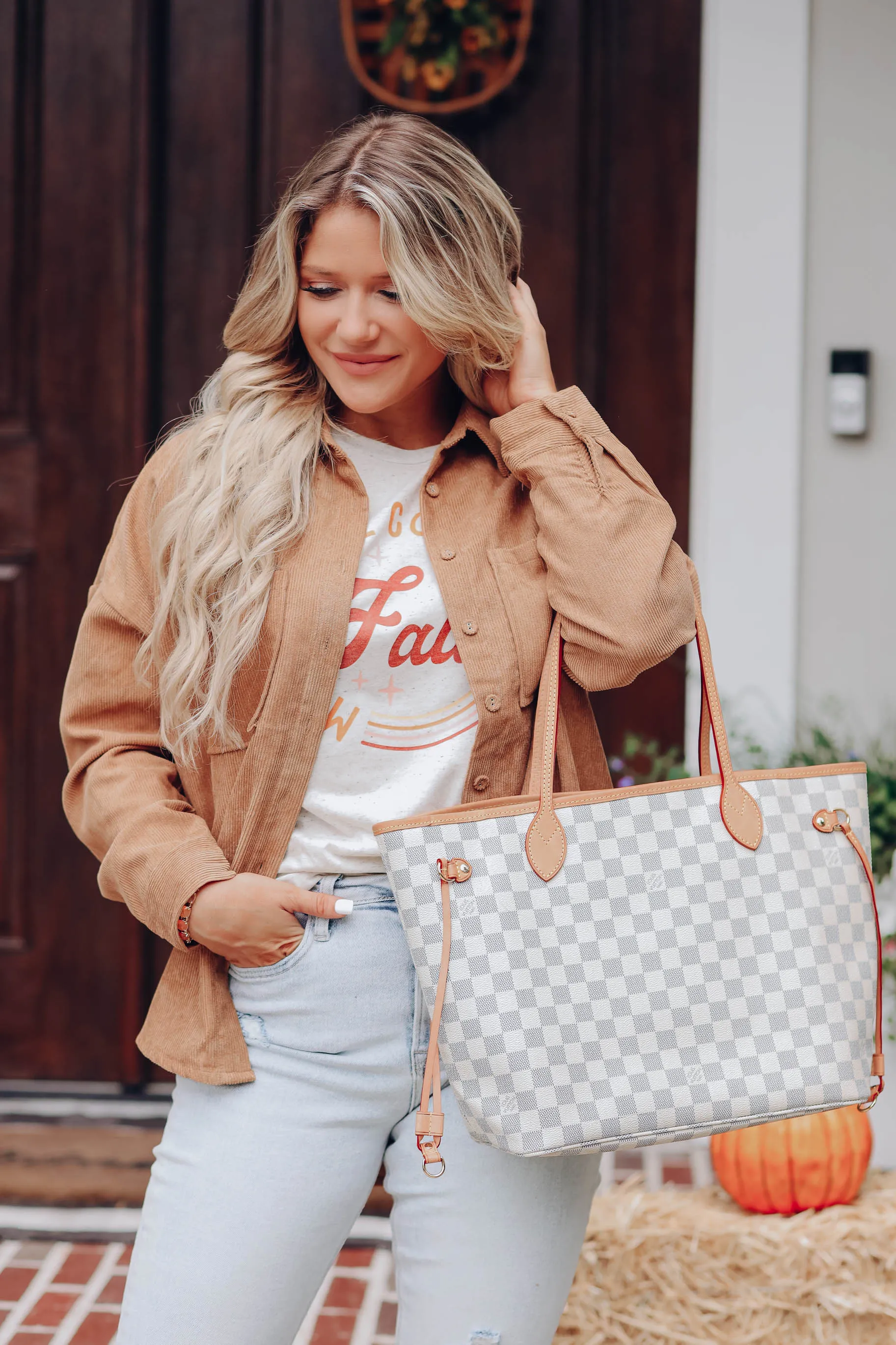 Gracefully Tufted Button Down Shacket