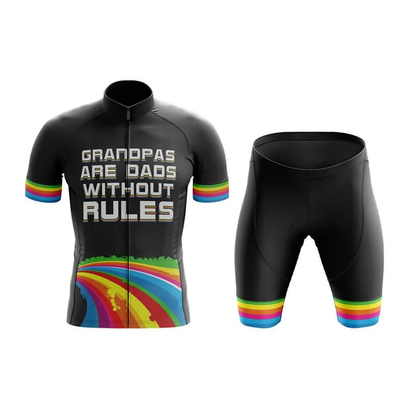 Grandpas are Dads (Black) Club Cycling Kit