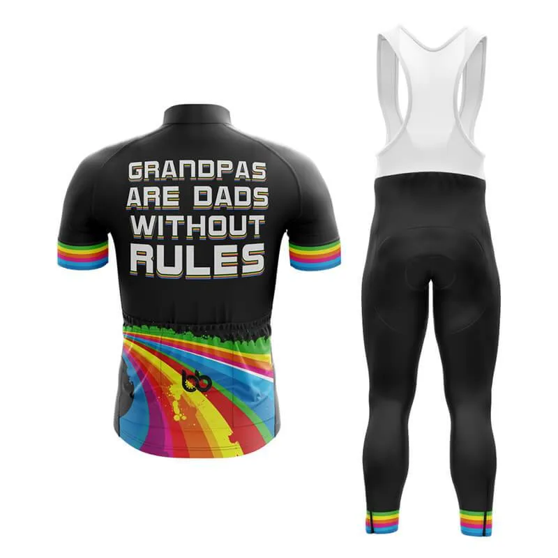 Grandpas are Dads (Black) Club Cycling Kit