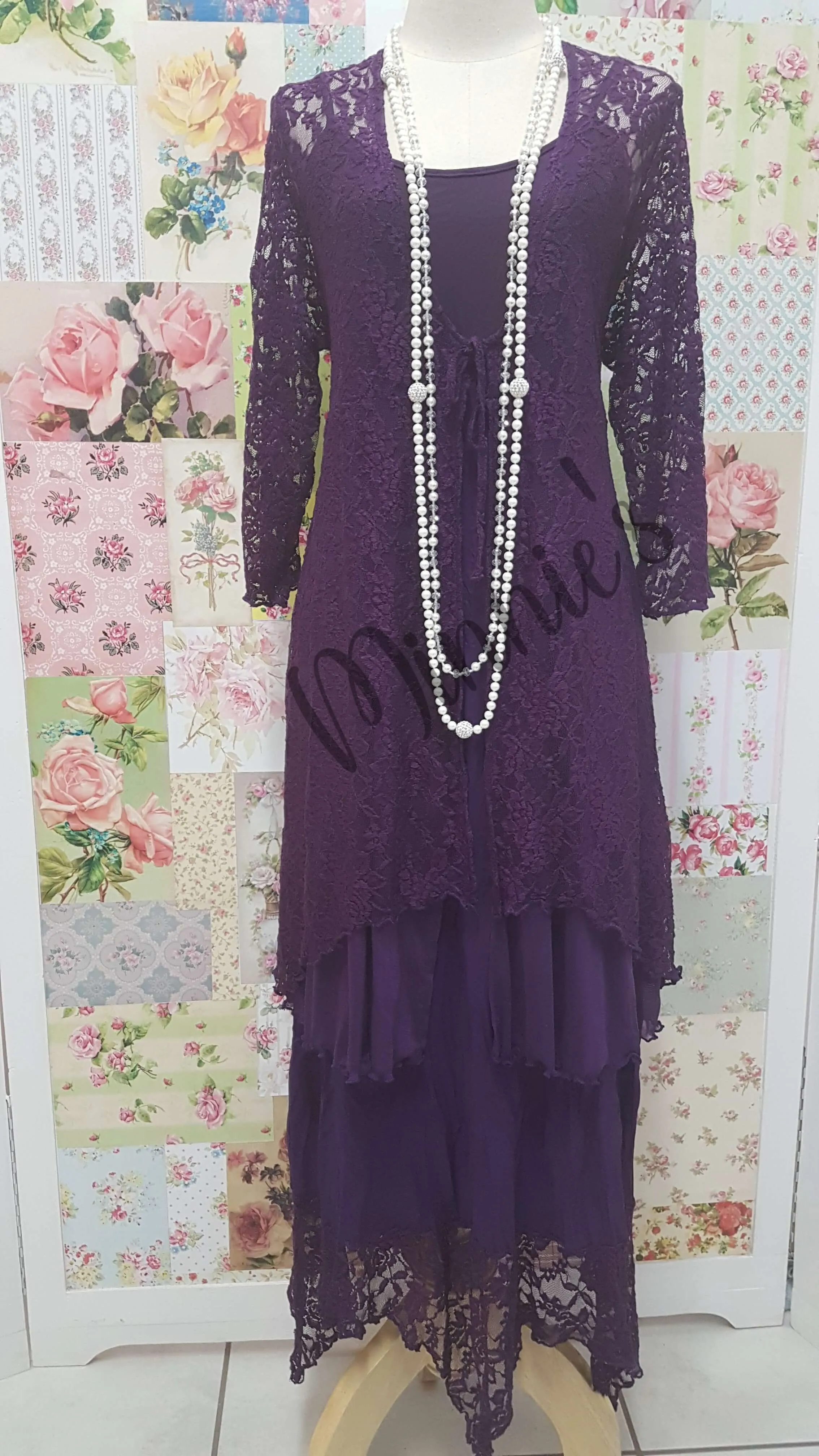 Grape 2-Piece Dress GD026