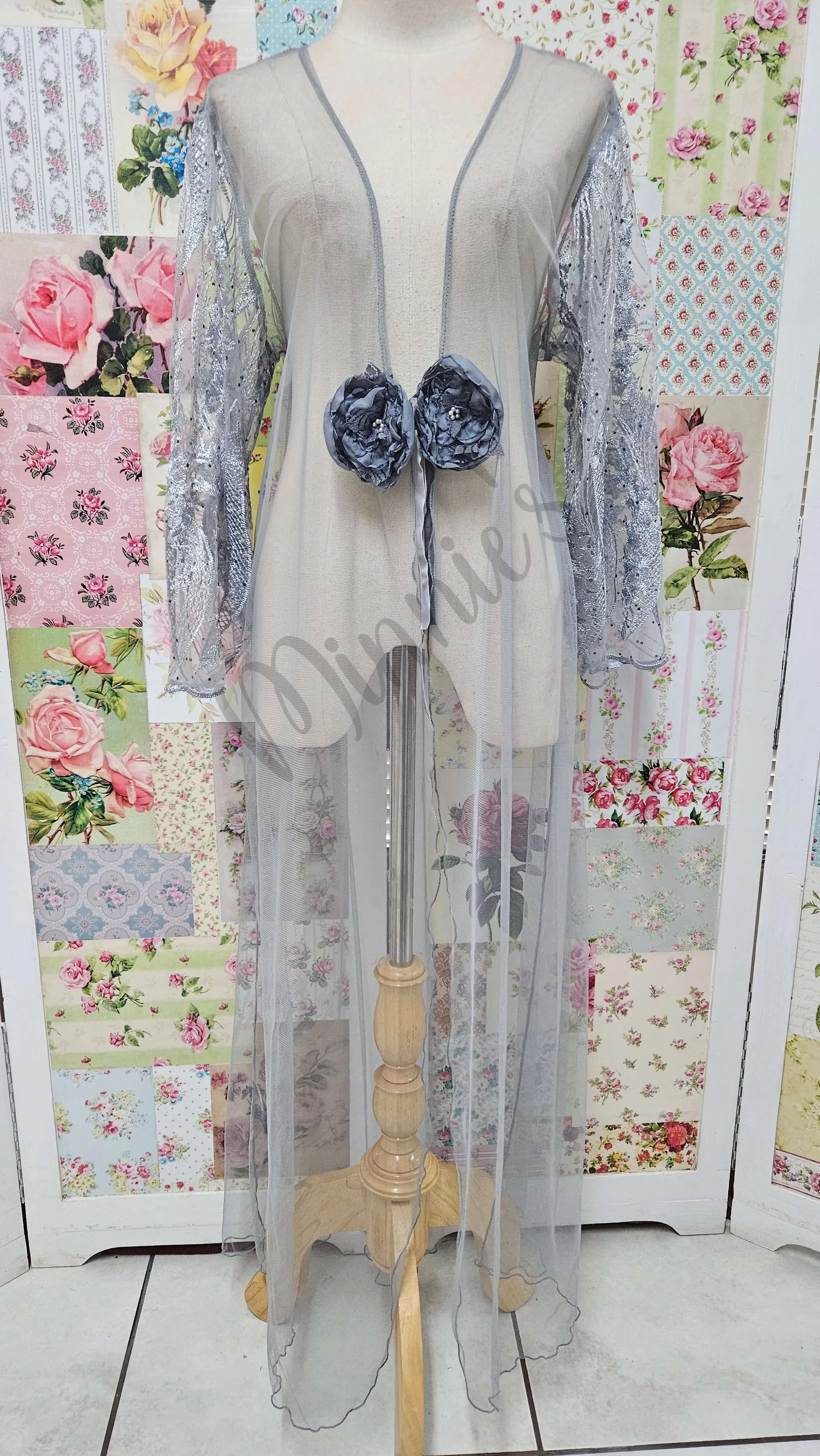 Grey & Yellow Dress Set LR0643