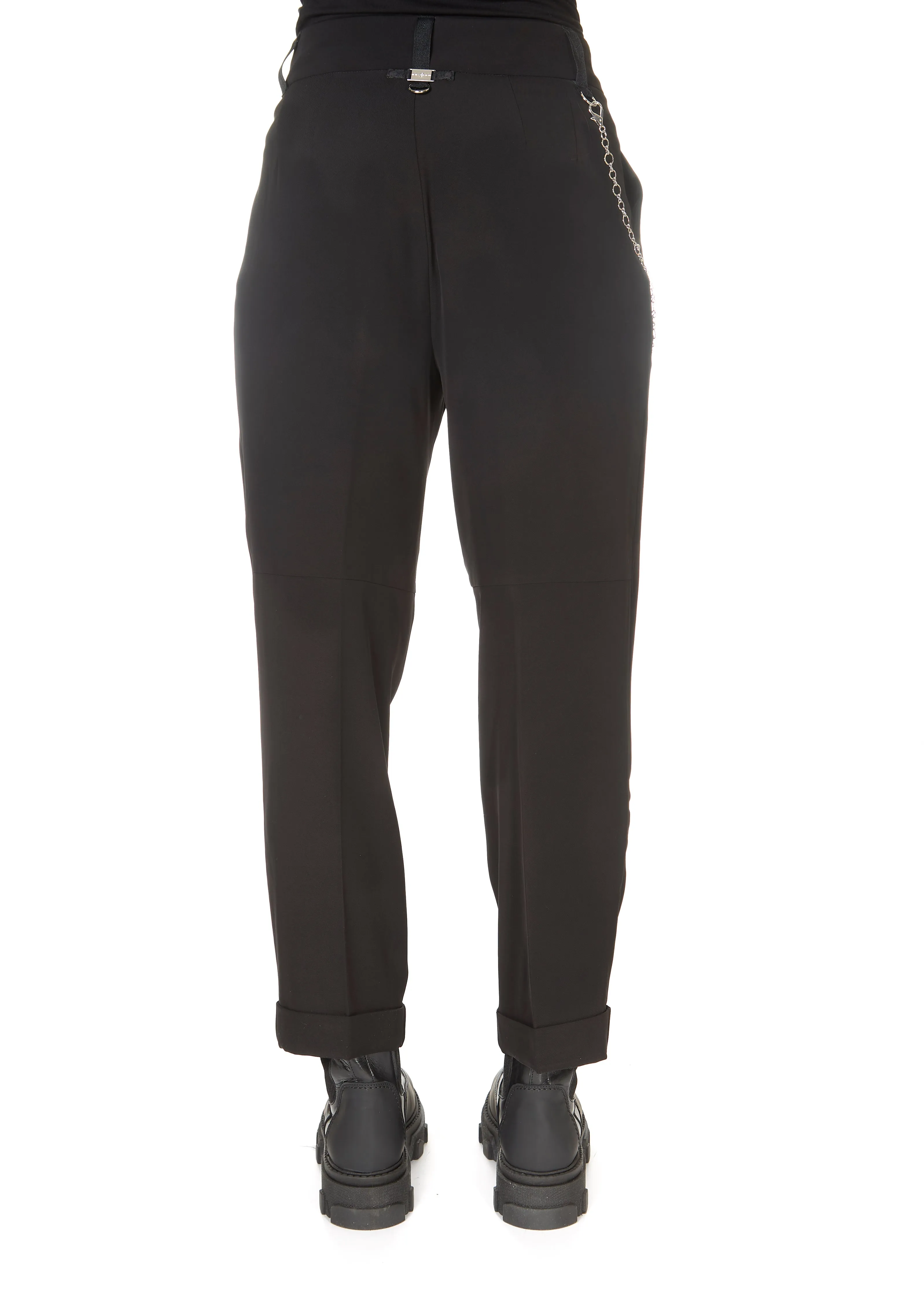 High Understated Trousers Black