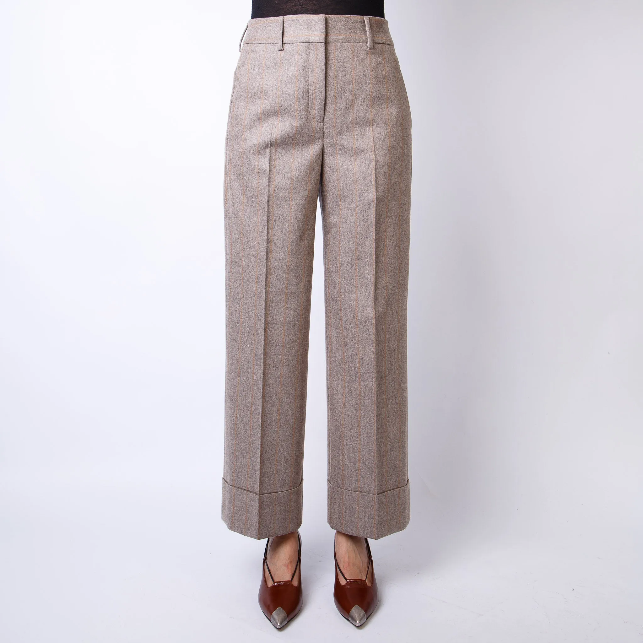 INCOTEX TROUSERS 172846-D1252 401 BEIGE