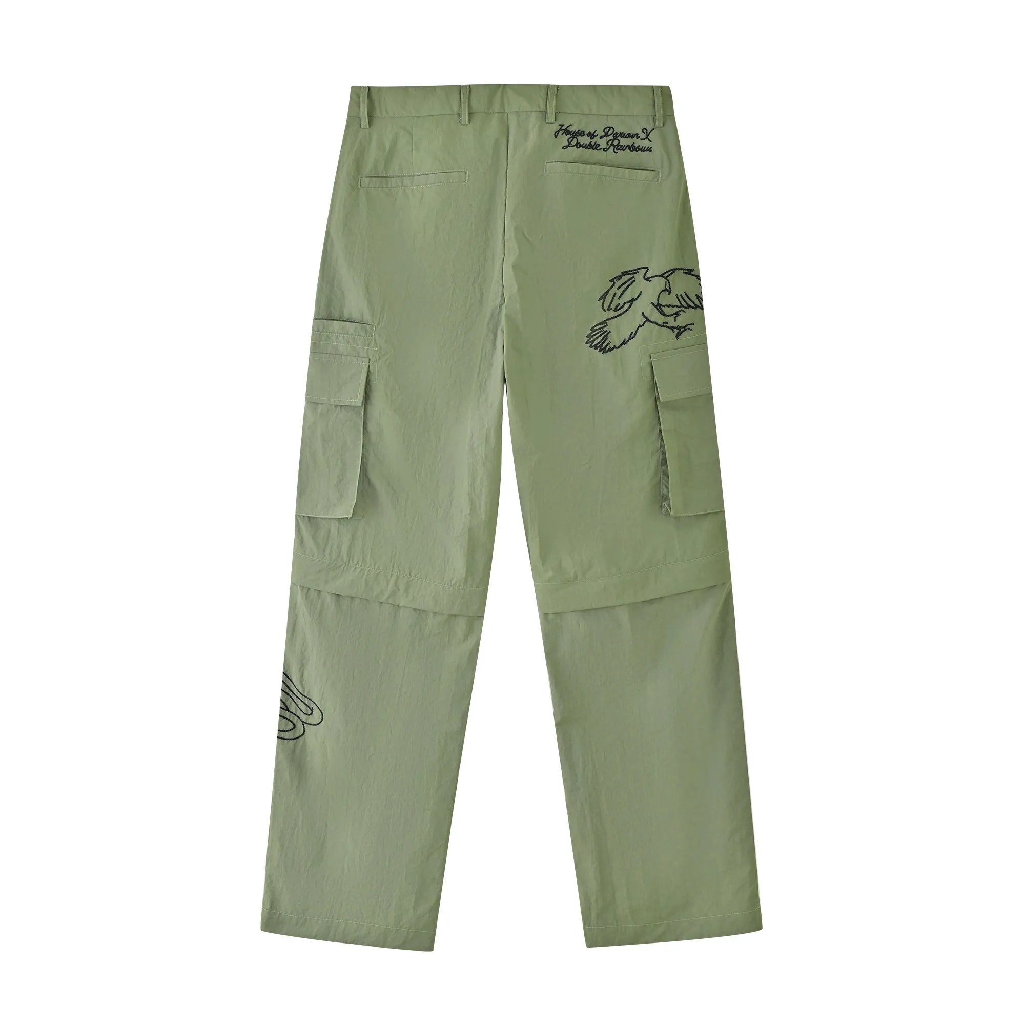 KHAKI CARGO ZIP PANT