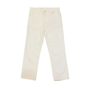 Kiddie Couture - Boys White Slim Fit Pants