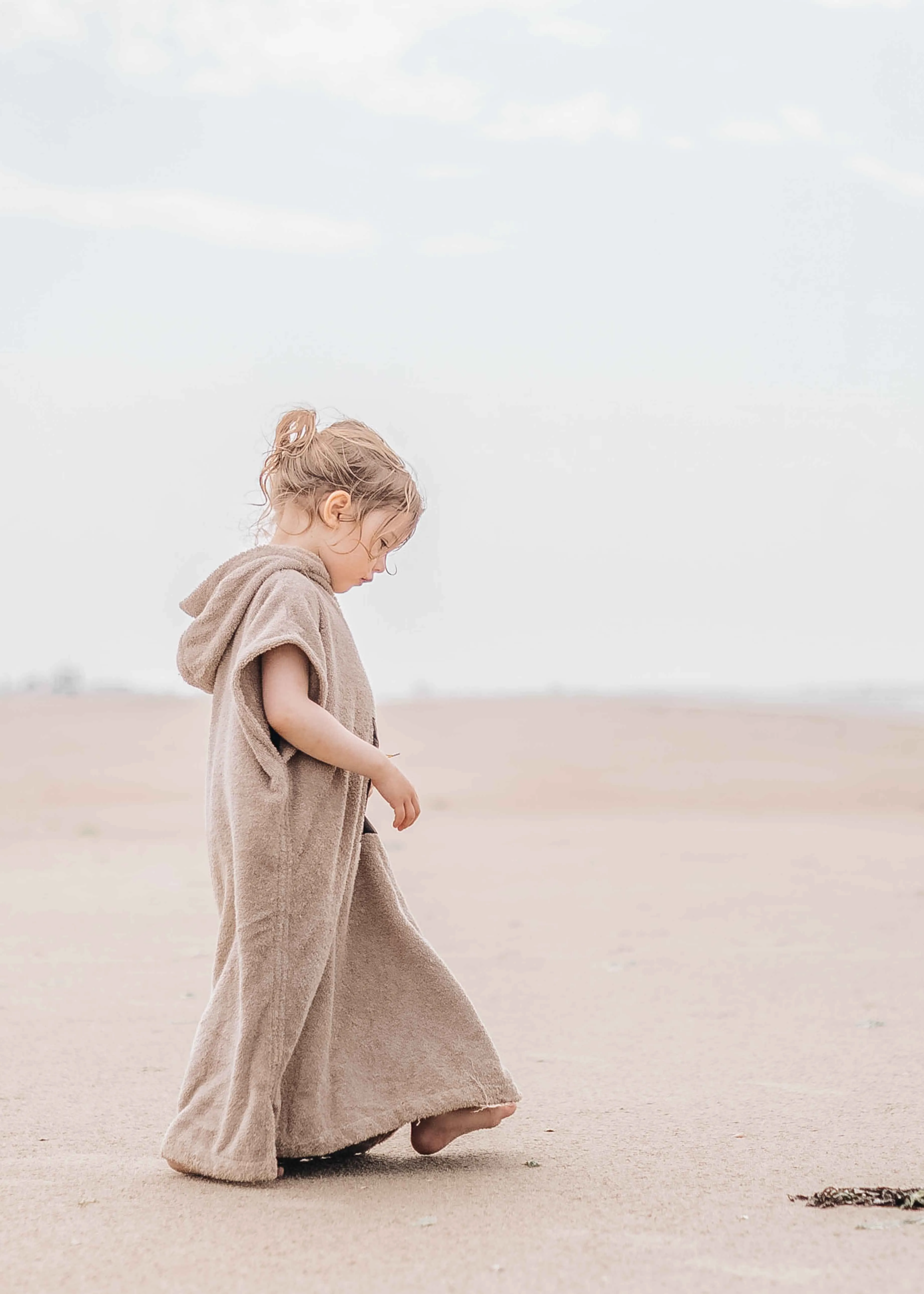 Kinder-Surf-Poncho MALIA SimplyTaupe