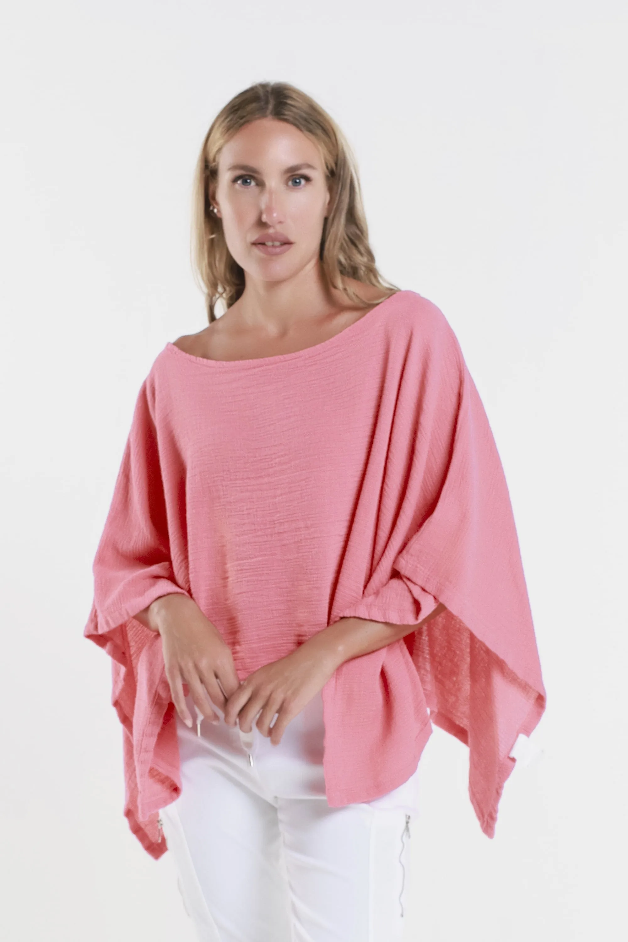 Leah Woven Poncho (BQ168)