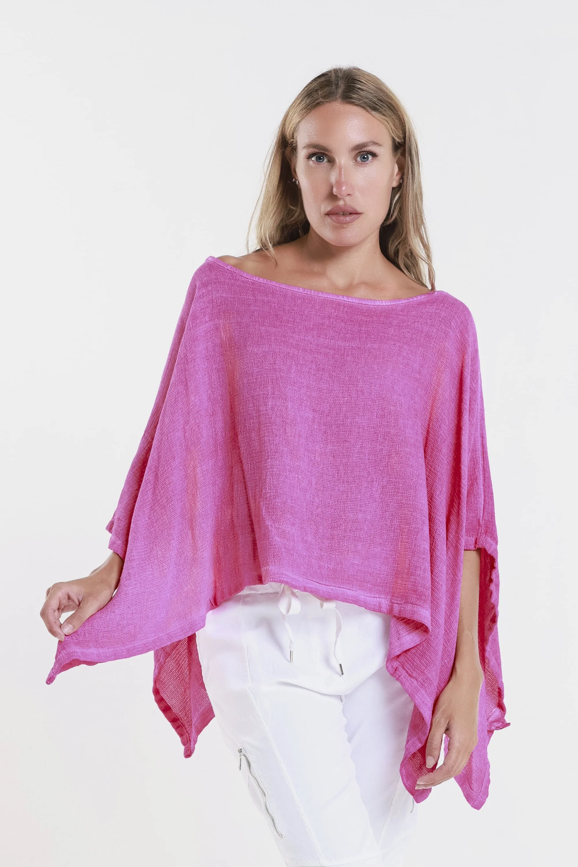 Leah Woven Poncho (BQ168)