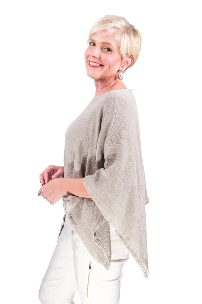 Leah Woven Poncho (BQ168)