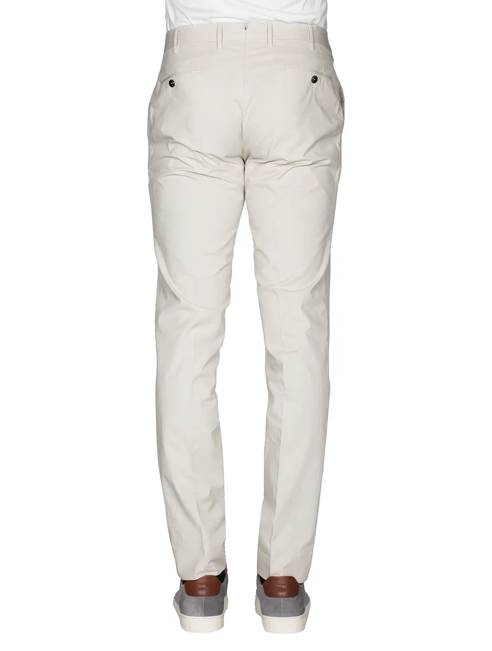 Light Stretch Gabardine Trouser Stone