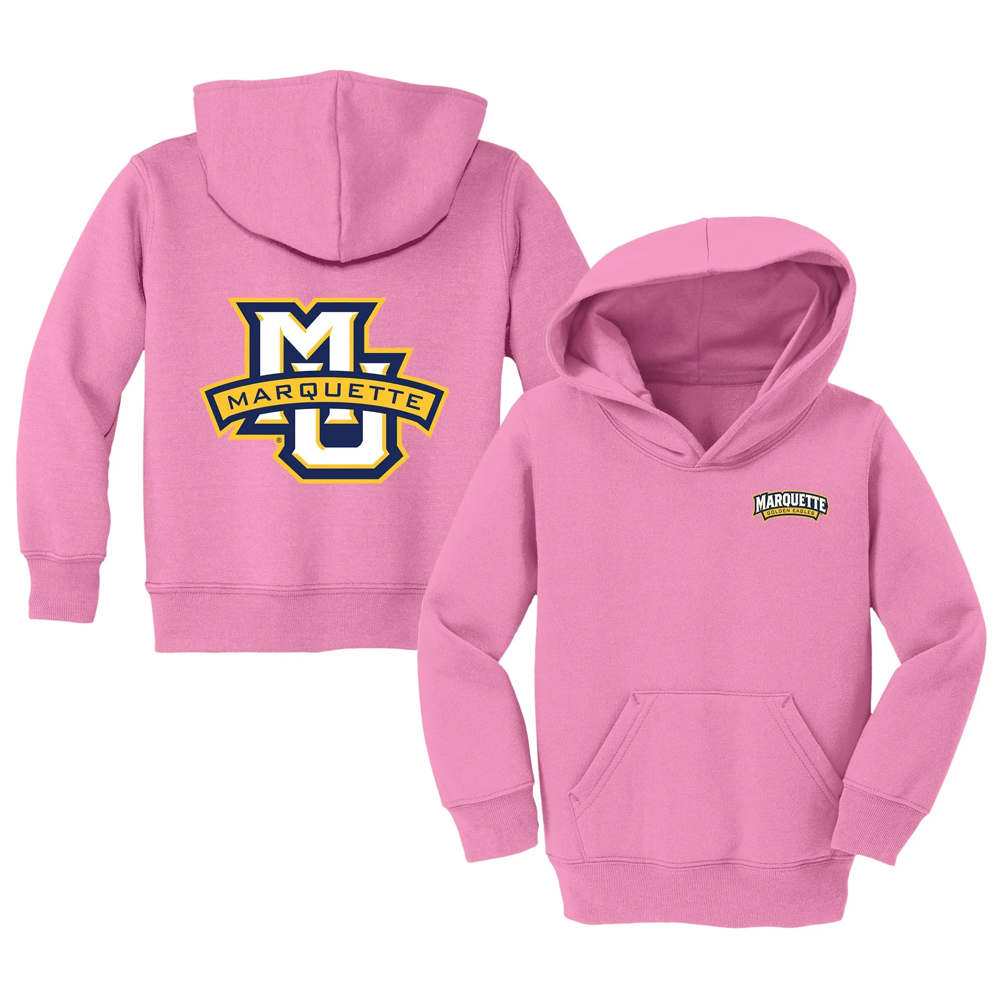 Marquette Golden Eagles Logo Toddler Pullover Sweatshirt