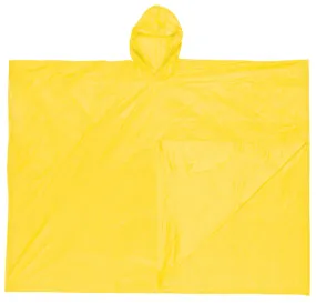 MCR Safety Schooner .10mm PVC Dispos Poncho Yellow