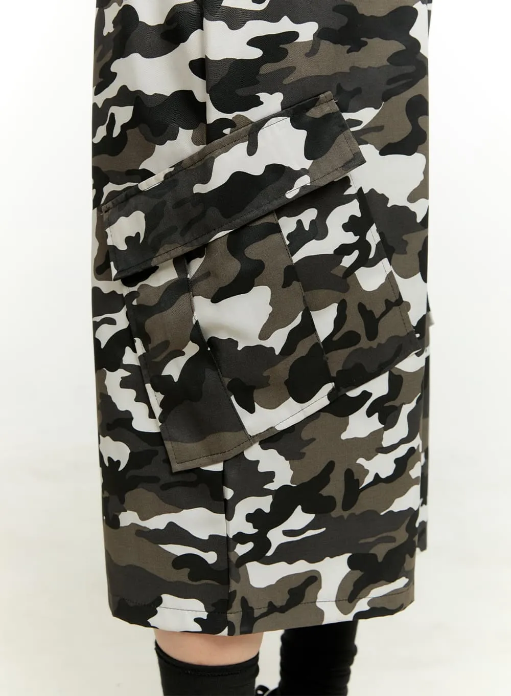 Men's Camo Cargo Bermuda Pants IL418