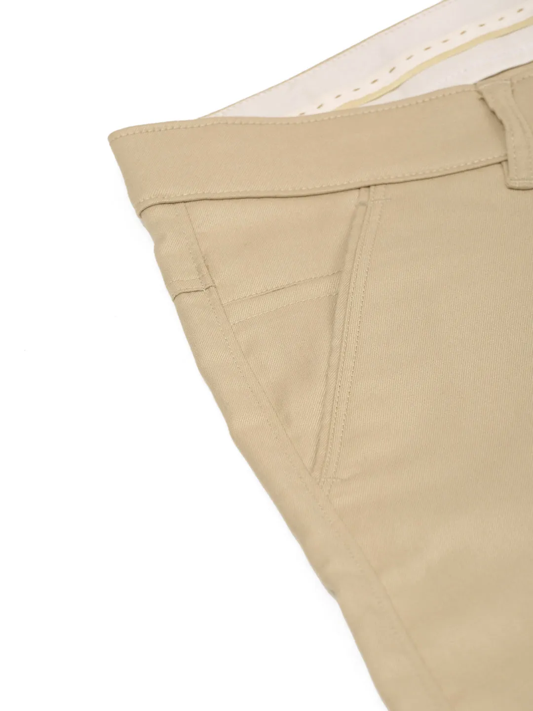 Men's Casual Cotton Solid Cargo Pants ( KGP 154 Cream ) - Jainish