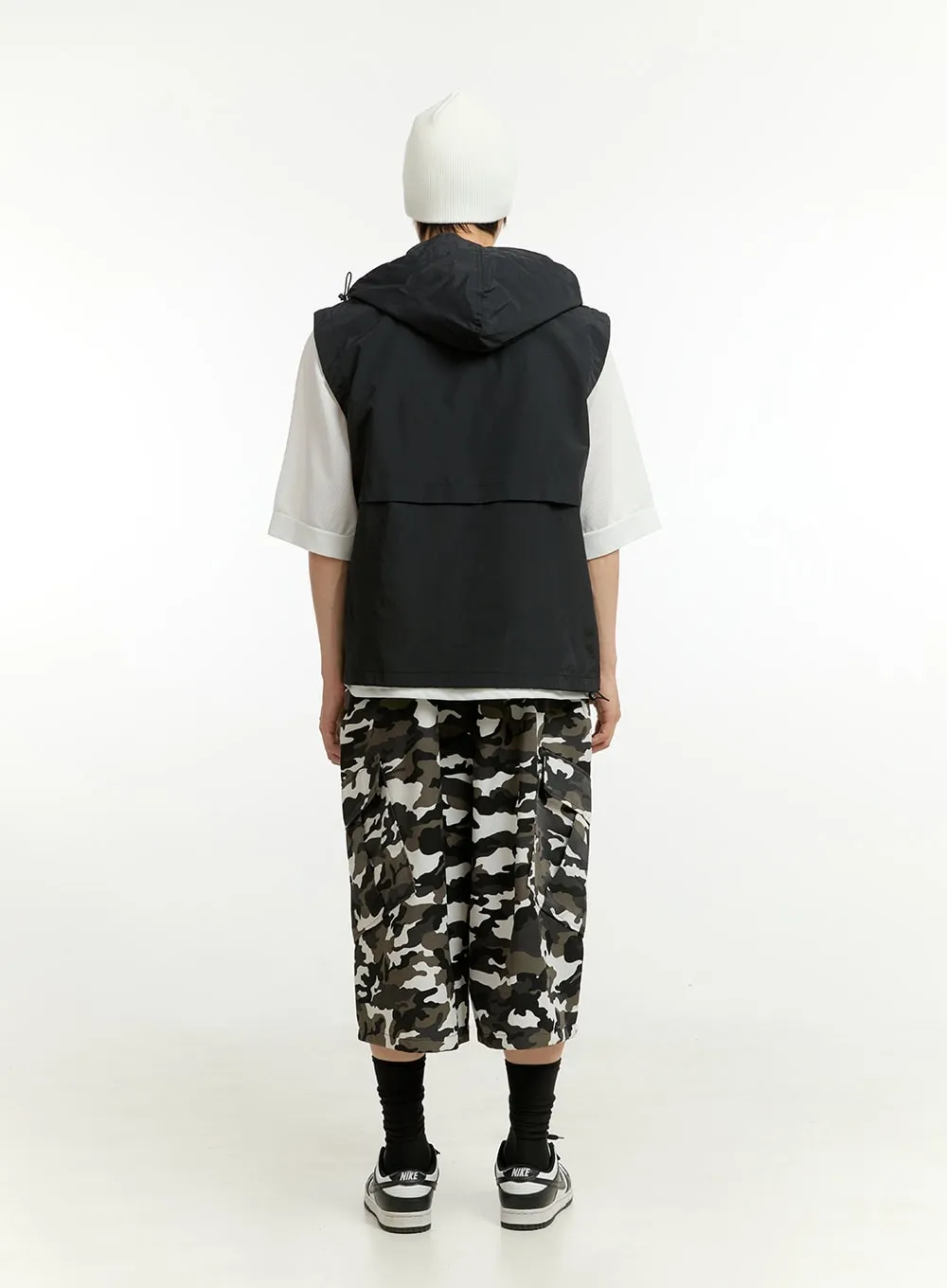 Men's Hooded Nylon Vest IL418