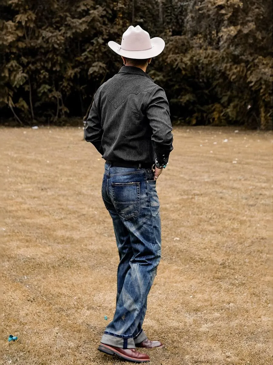 Men's Washed Bootcut Nevada Jeans