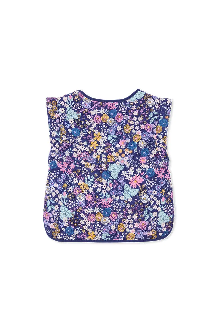 MILKY WINTER BOUQUET QUILTED VEST