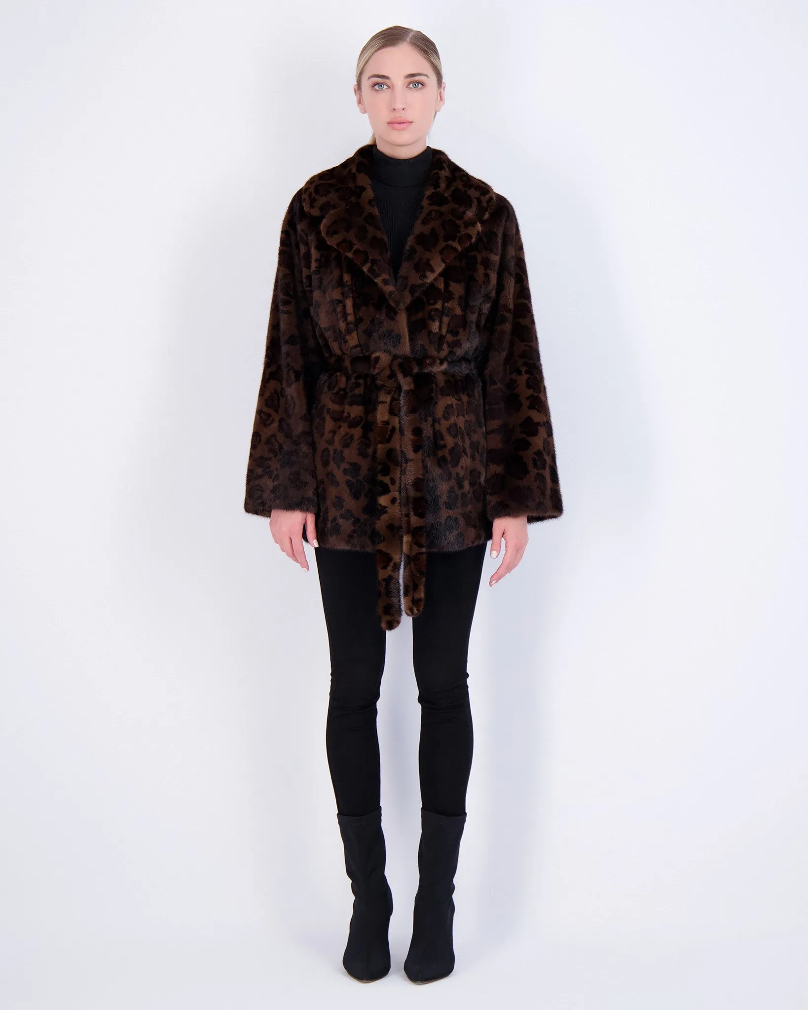 Mink Jacket with Belt