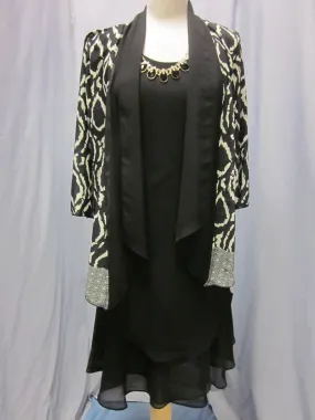 Mother of Bride Dress with Jacket  Size M Style NL3567