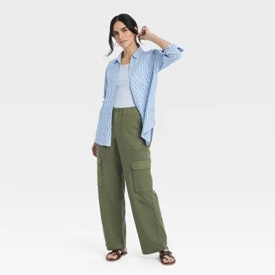 New - Women's Mid-Rise Utility Cargo Pants - Universal Thread