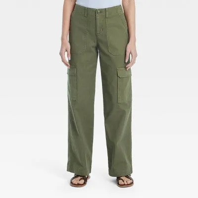 New - Women's Mid-Rise Utility Cargo Pants - Universal Thread