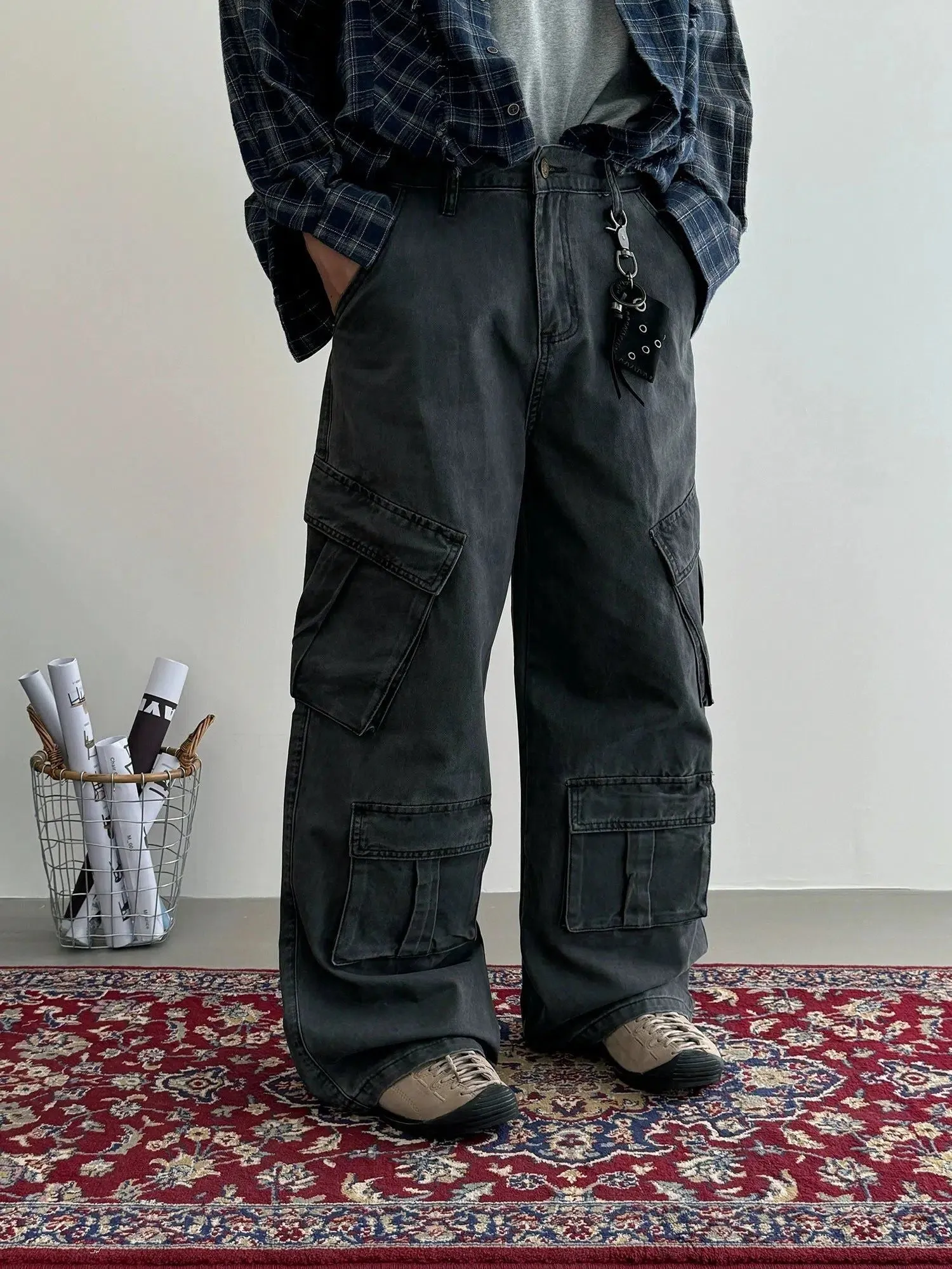 Nine Multi-Pocket Work Cargo Pants