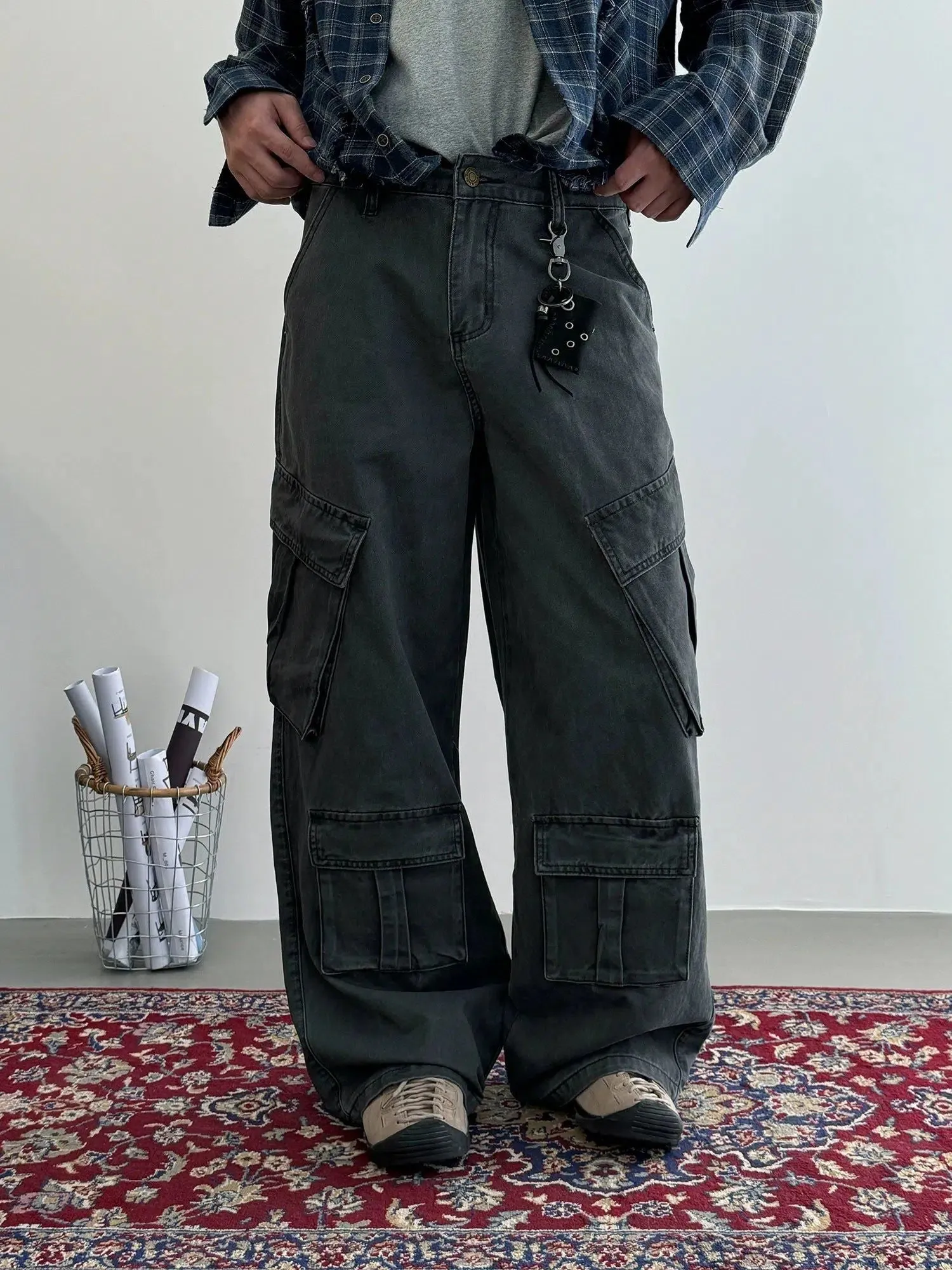 Nine Multi-Pocket Work Cargo Pants