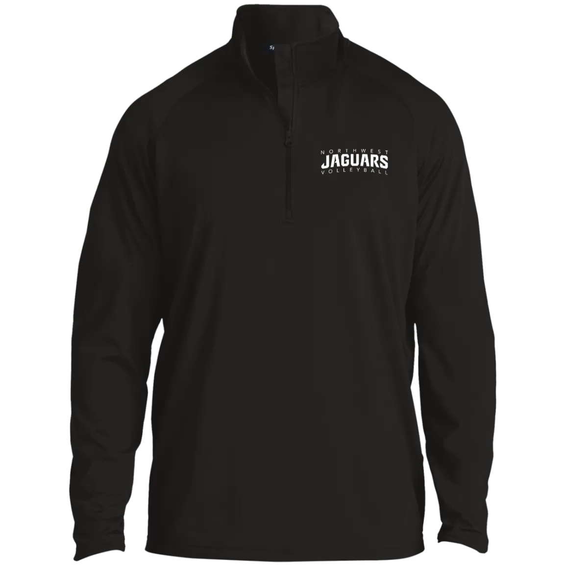 Northwest Jaguars Volleyball Mens' 1/2 Zip Performance Pullover