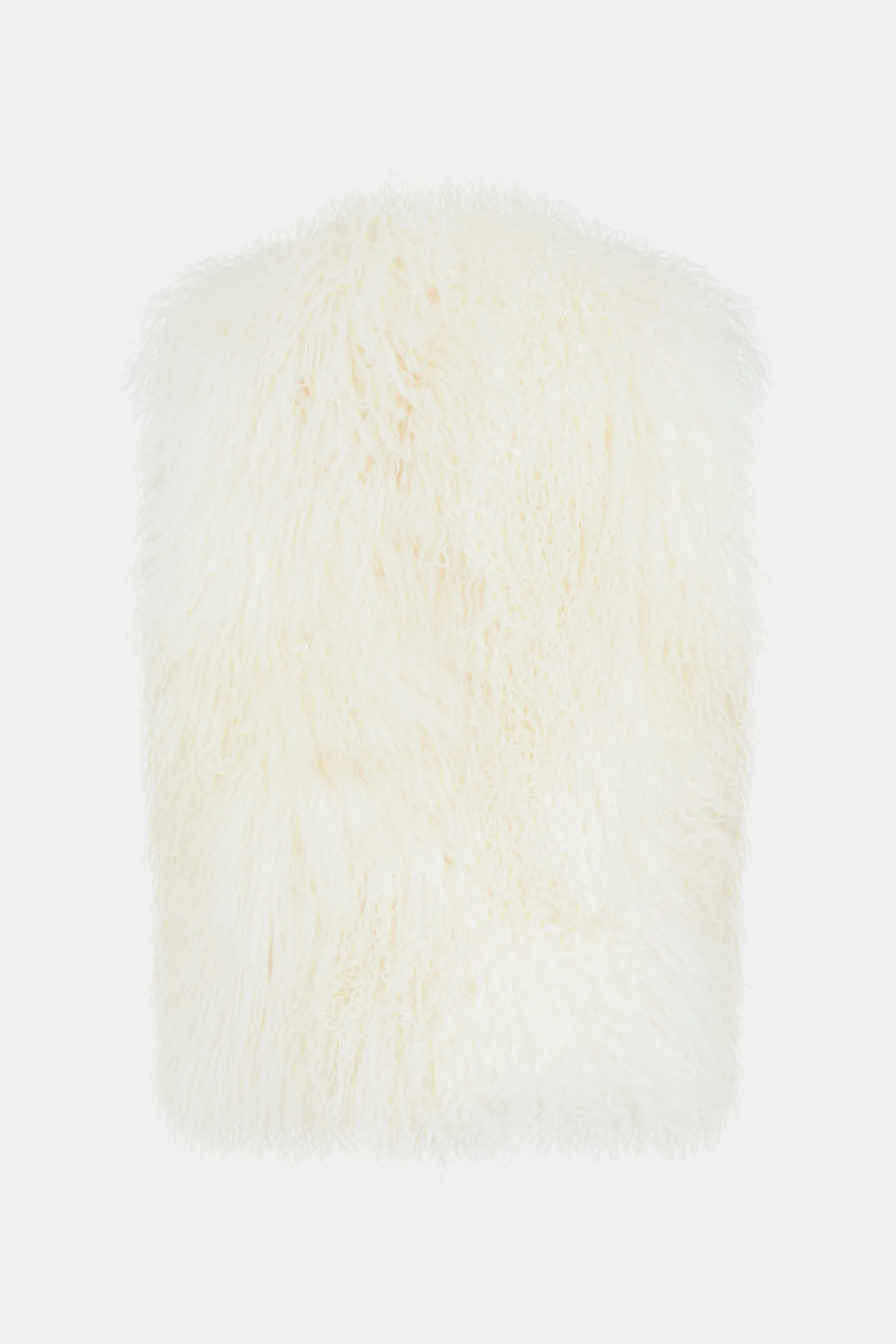 Off-White Mongolian Lambskin Vest