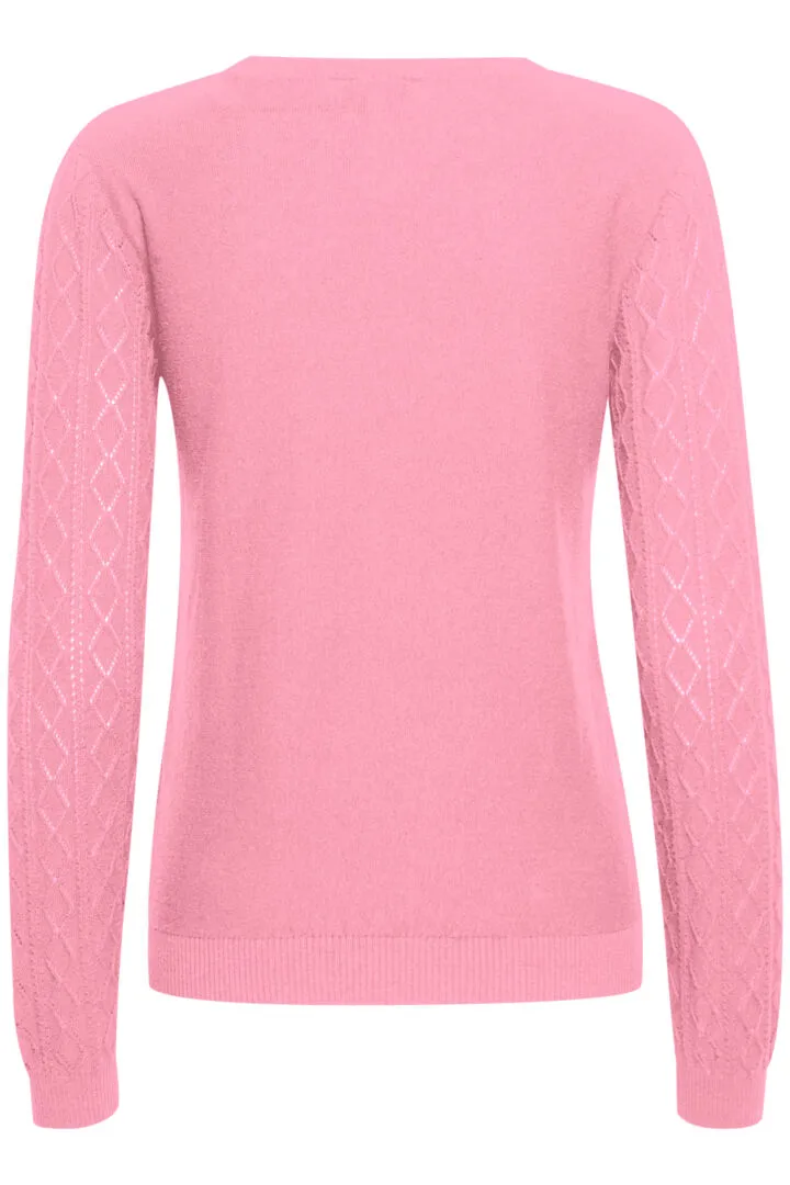 Olivette Pullover - Begonia Pink