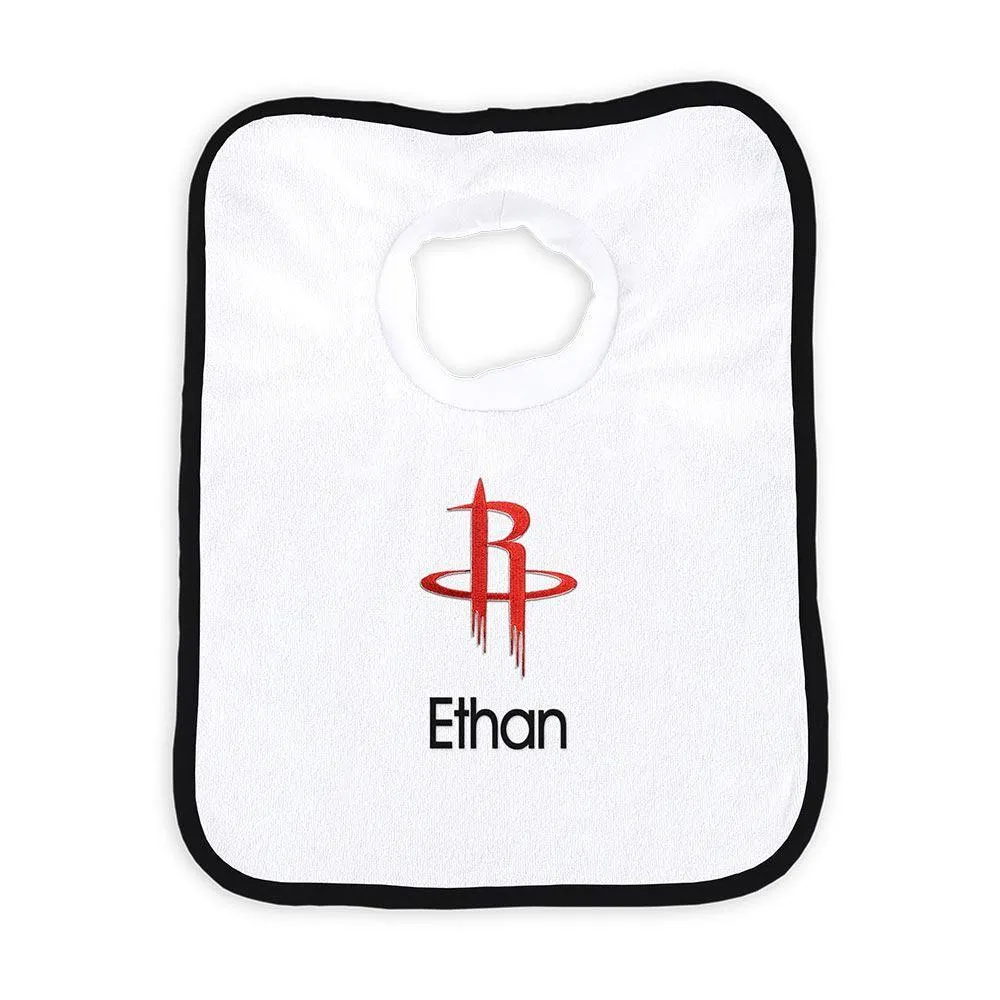 Personalized Houston Rockets Pullover Bib