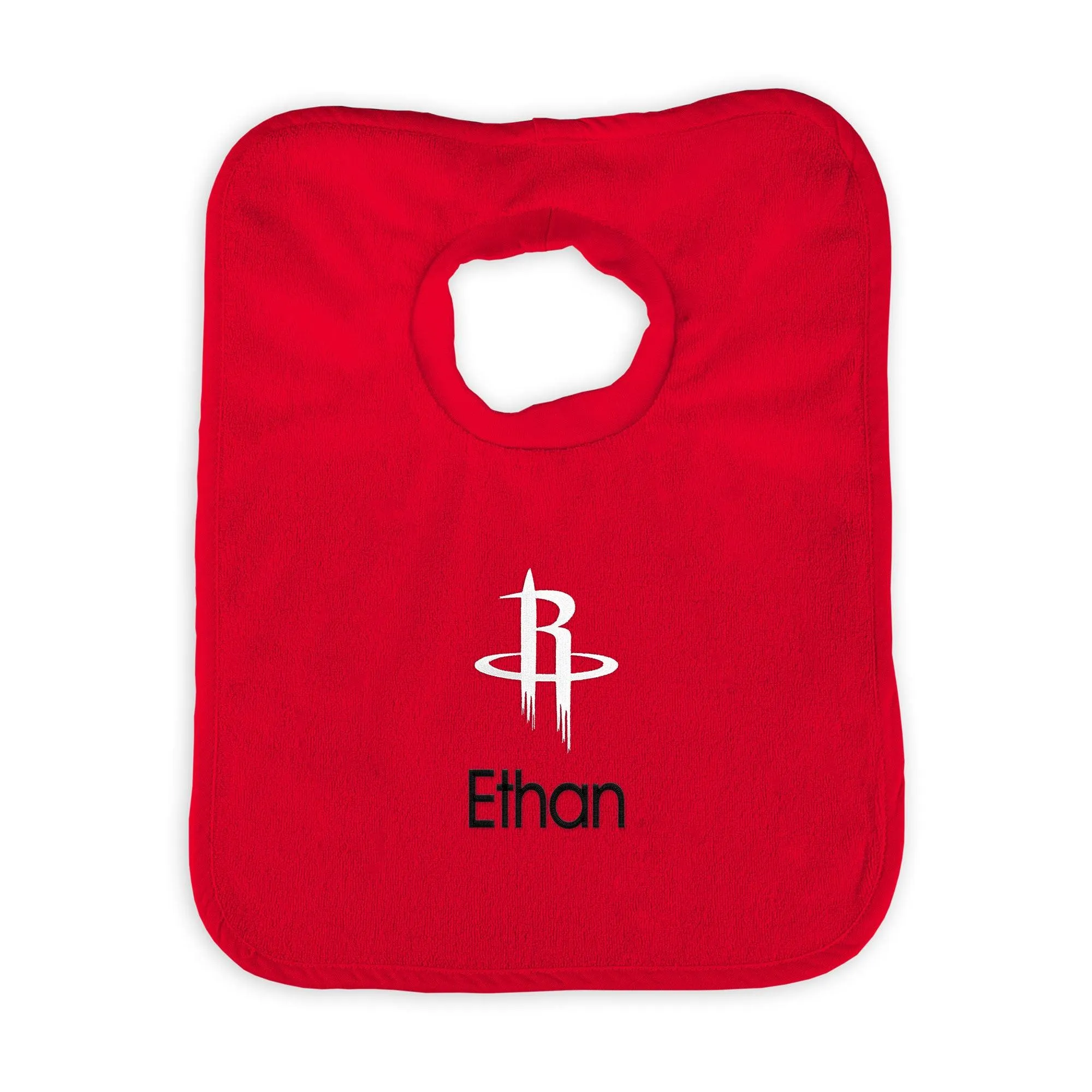 Personalized Houston Rockets Pullover Bib