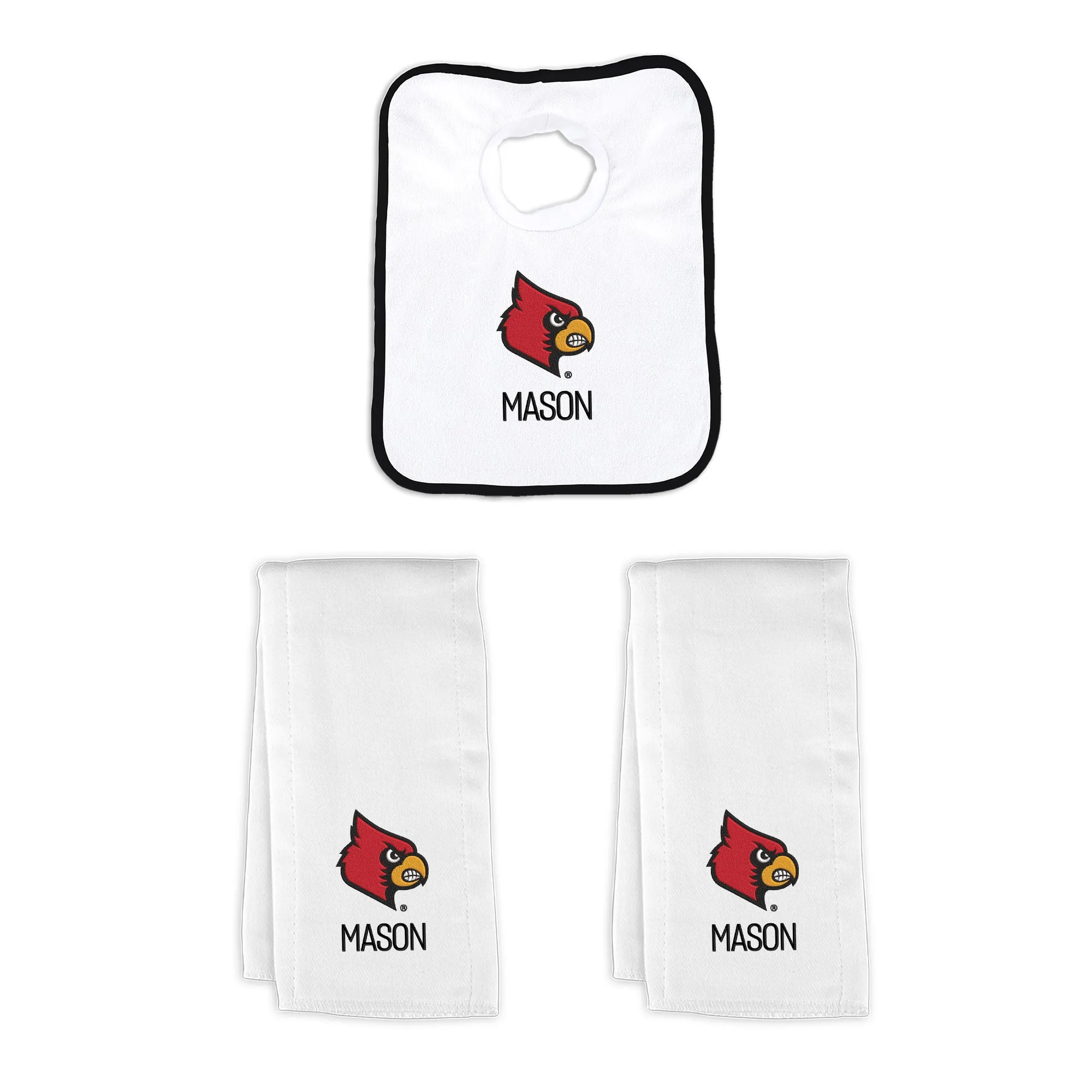 Personalized Louisville Cardinals Small Basket - 4 Items