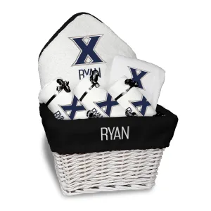 Personalized Xavier Musketeers Medium Basket - 6 Items