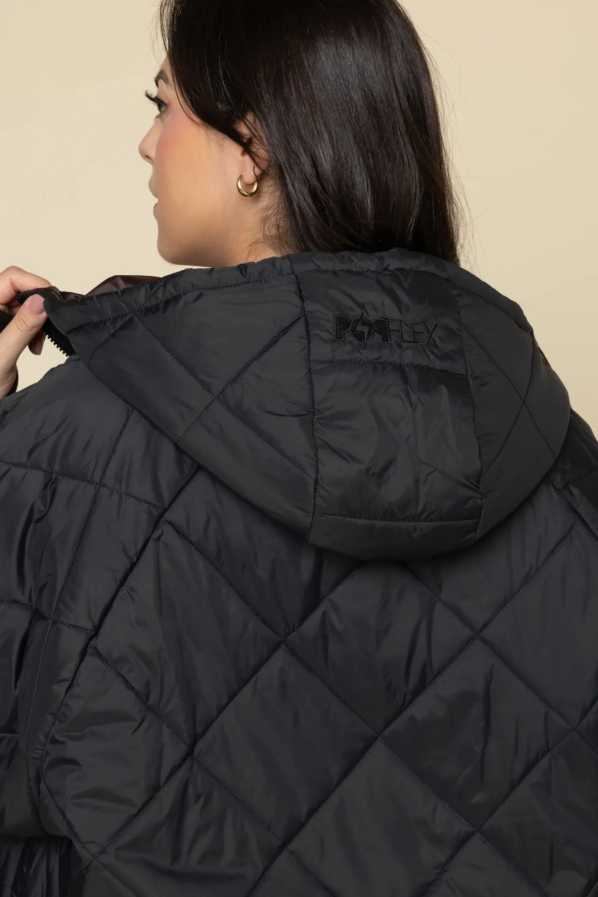 Pillow Packable Puffer Jacket - Black