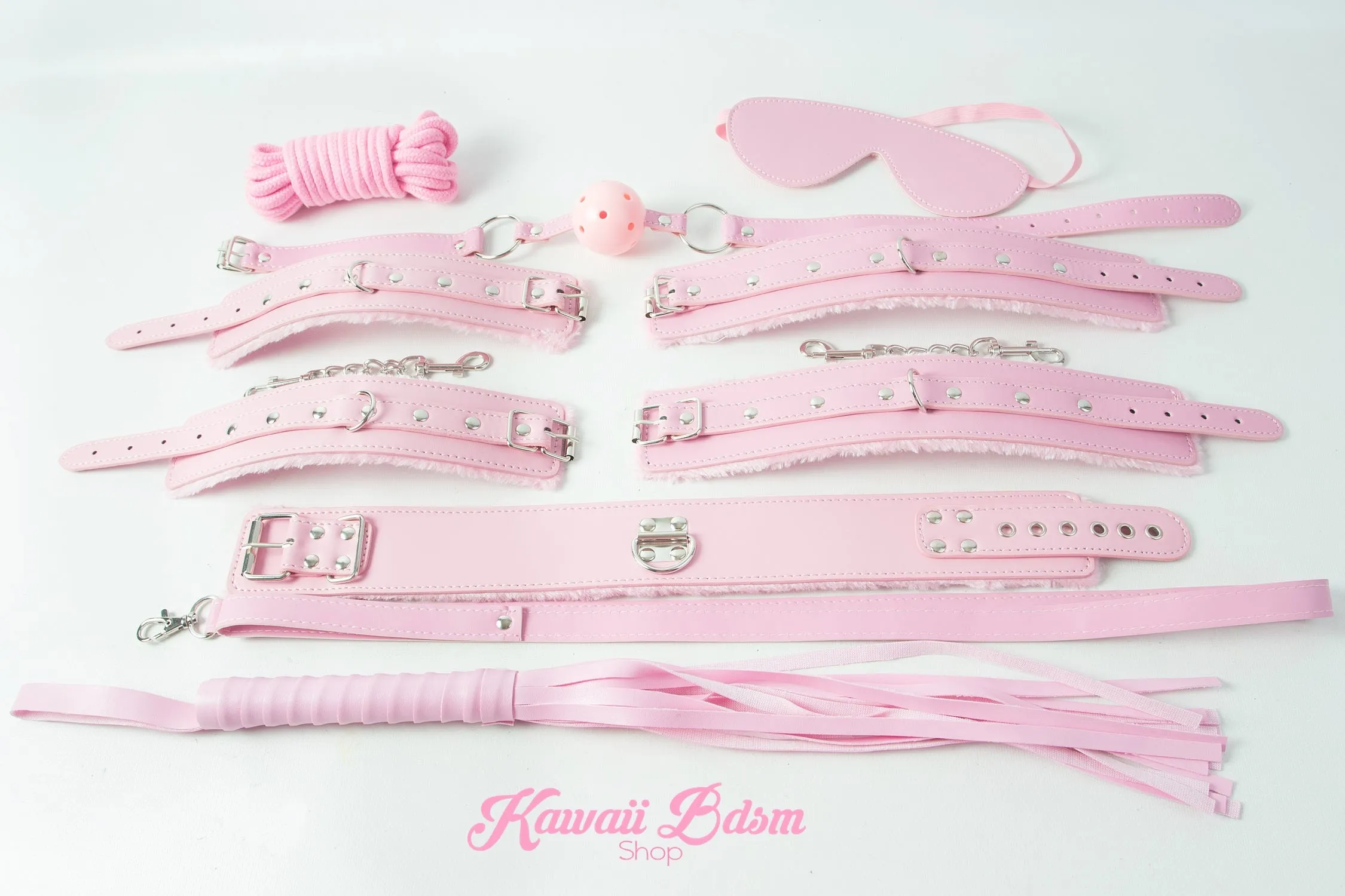 Pink Princess Bondage 7Pcs Set