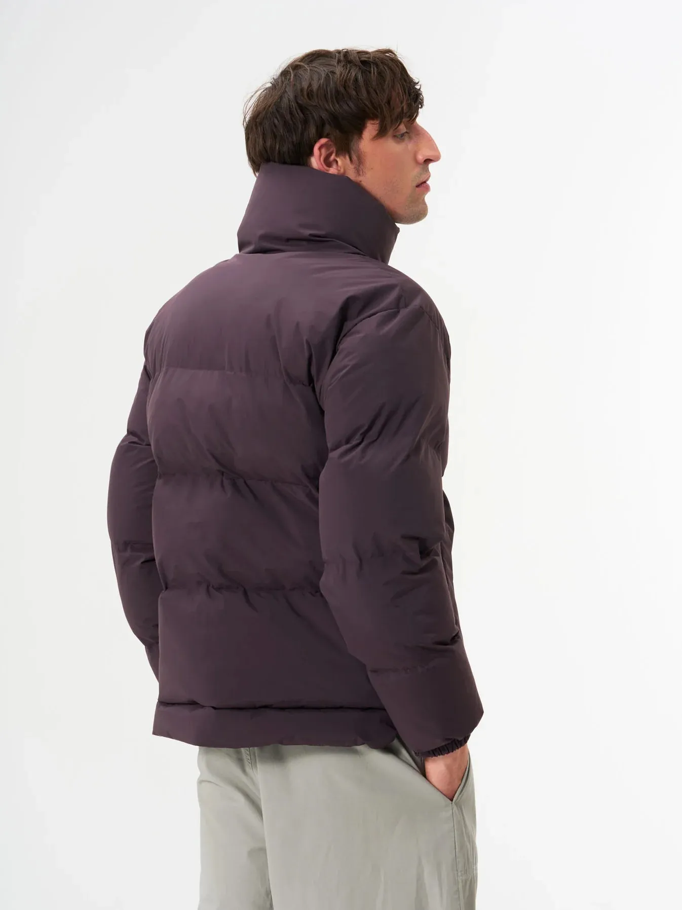 pinqponq Puffer Jacket Unisex Midnight Plum