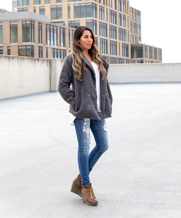 Plush Sherpa Jacket | S-2XL