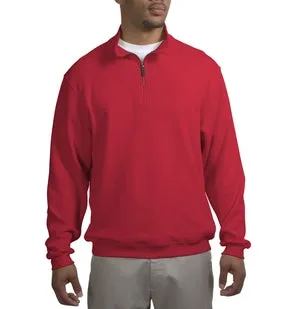 Port Authority - Flatback Rib 1/4 Zip Pullover.  F220