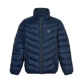 Quilted Packable Jacket: Dress Blues