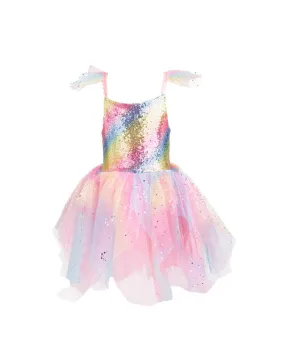 Rainbow Fairy Dress with Wings