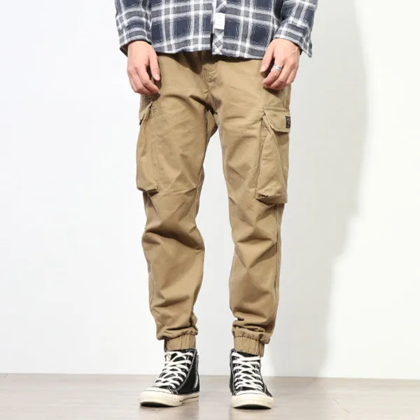 Retro Military Style Casual Pants