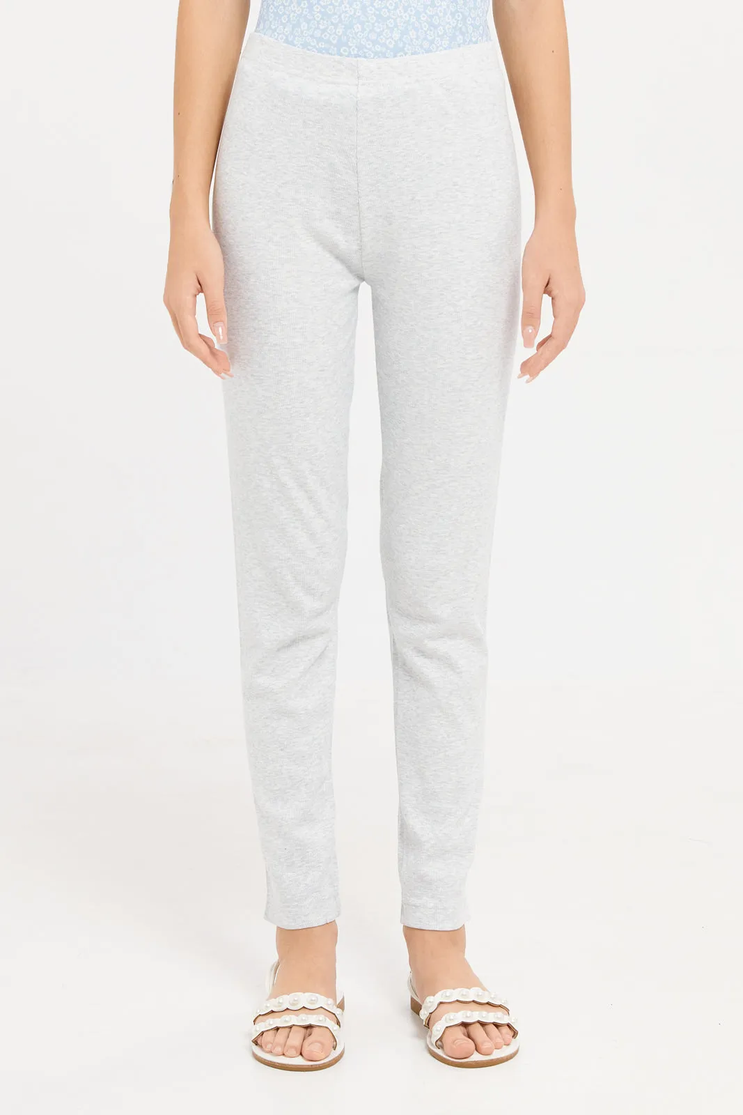 Senior Girls Grey Leggings