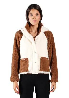 Sherpa Jacket with Removable Hood