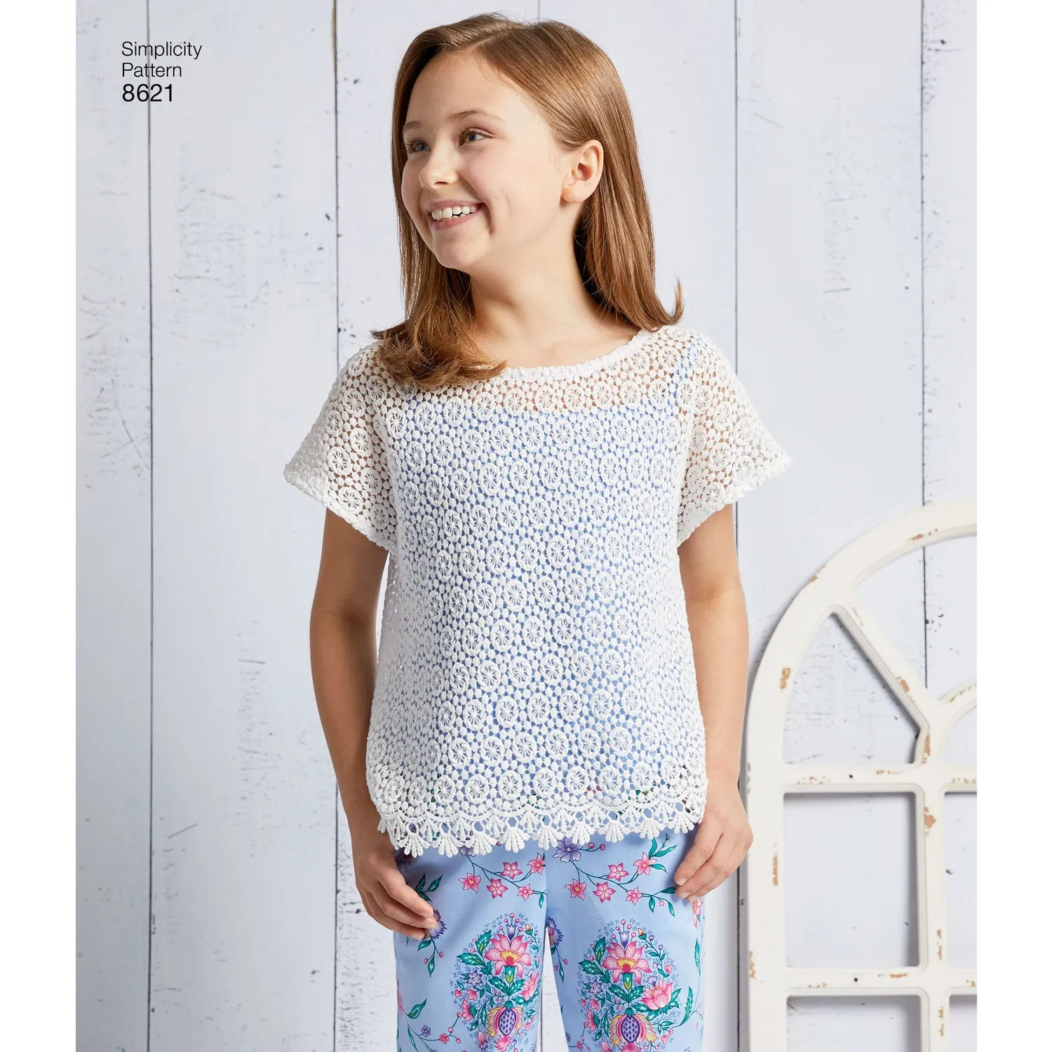 Simplicity Pattern S8621 Child's / Girls' Dress, Top, Pants & Camisole